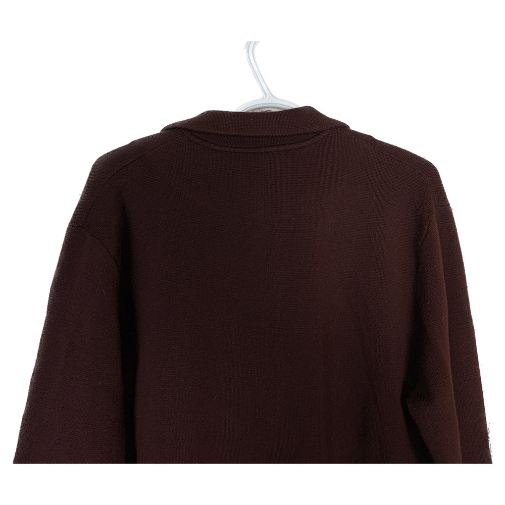 Sold - J Crew 100% Merino Wool Cardigan Sweater Blazer - Picture 9 of 13